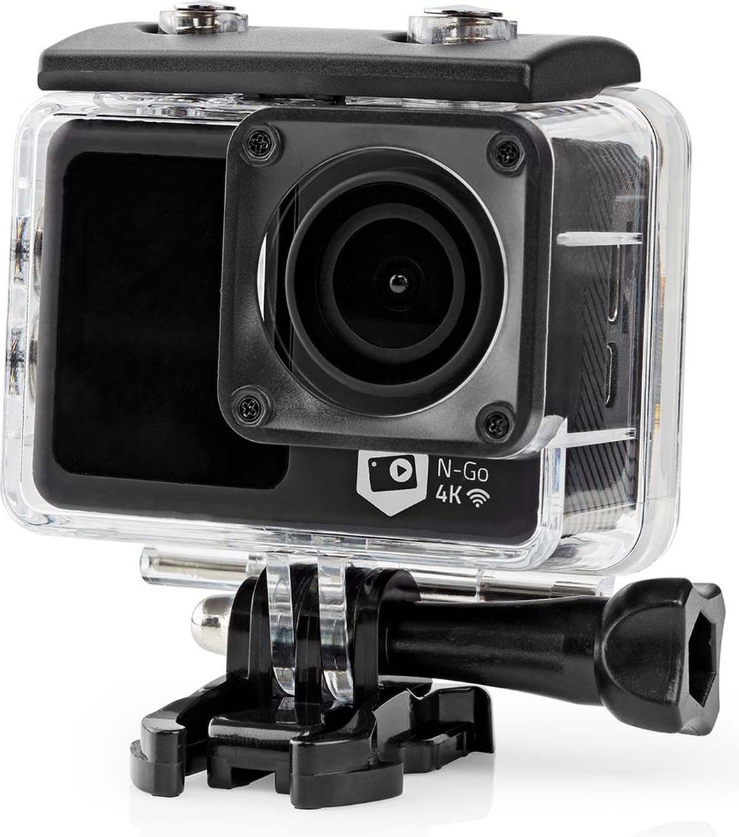 Nedis Action Camera 4K 16MP Dual Screen WiFi