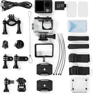 Nedis Action Camera 4K 16MP Dual Screen WiFi