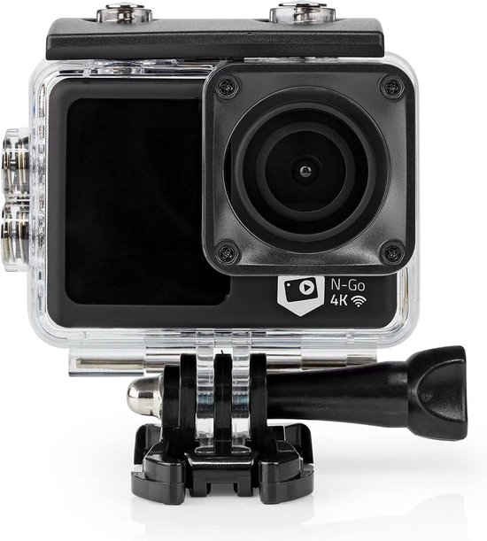 Nedis Action Camera 4K 16MP Dual Screen WiFi