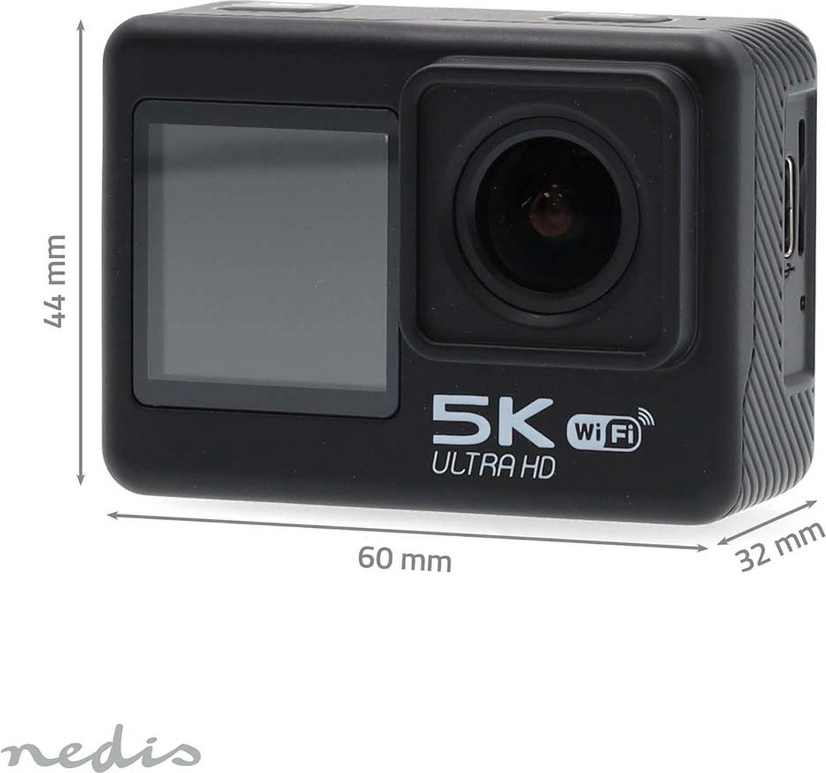 Nedis Action Camera 5K Dual Screen WiFi