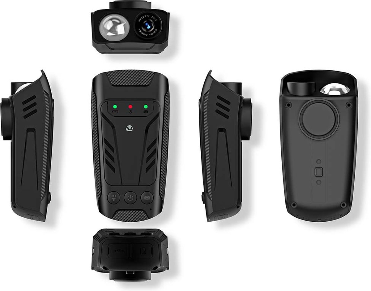 Nedis Fietscamera 2MP 1080p Zwart