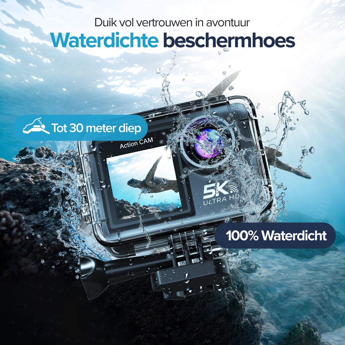 Nexino 5K Action Camera Touchscreen