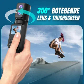 Nexino® Pocket Camera 6K - Action & Vlogcamera