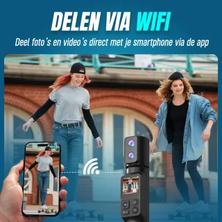 Nexino® Pocket Camera 6K - Action & Vlogcamera
