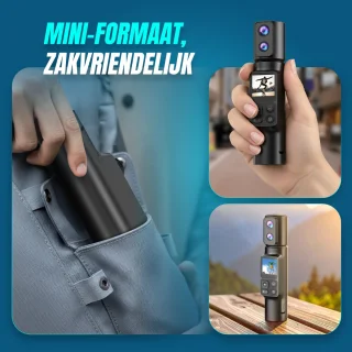 Nexino® Pocket Camera 6K - Action & Vlogcamera