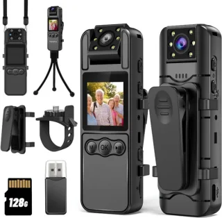 NIVA® bodycam mini action camera zwart