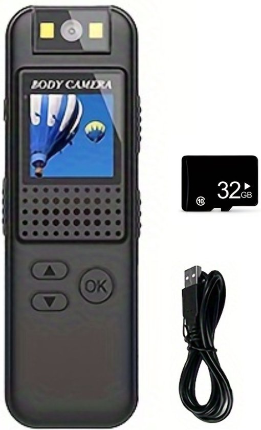 Nivard Bodycam Spy Camera HD 32GB