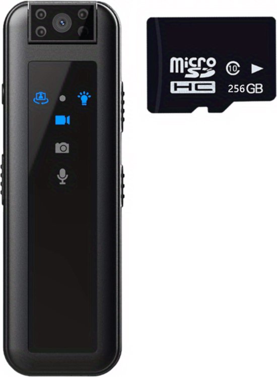 Nivard Spy Cam Bodycam HD 256GB