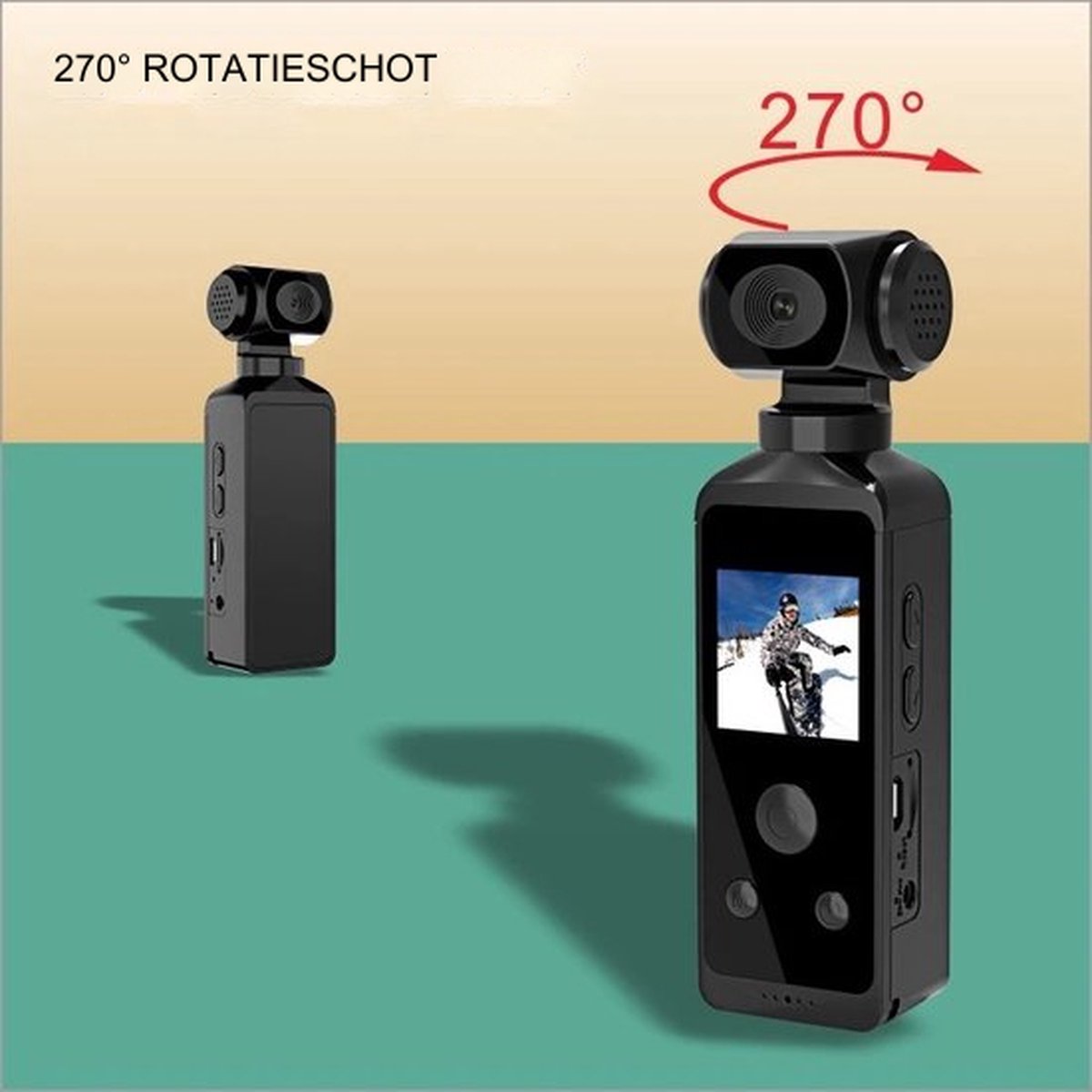 NovaWare 4K Pocket Camera Actie Camera Mini 32GB