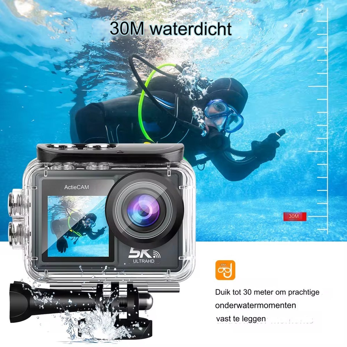 NovaWare Action Camera 5K Ultra 4K 24MP