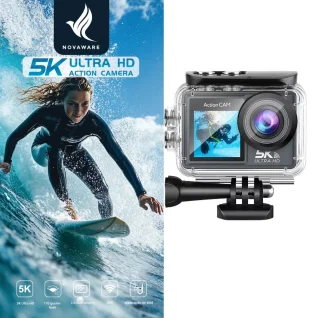 NovaWare Action Camera 5K Ultra 4K 24MP
