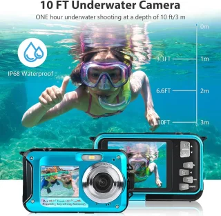 Onderwatercamera - Waterdichte digitale camera