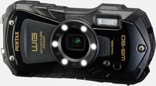 Pentax WG-90 compactcamera zwart