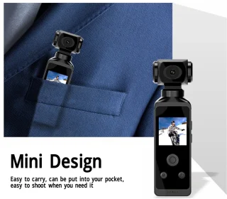 Pocket Camera 4K Action Camera Vlogcamera