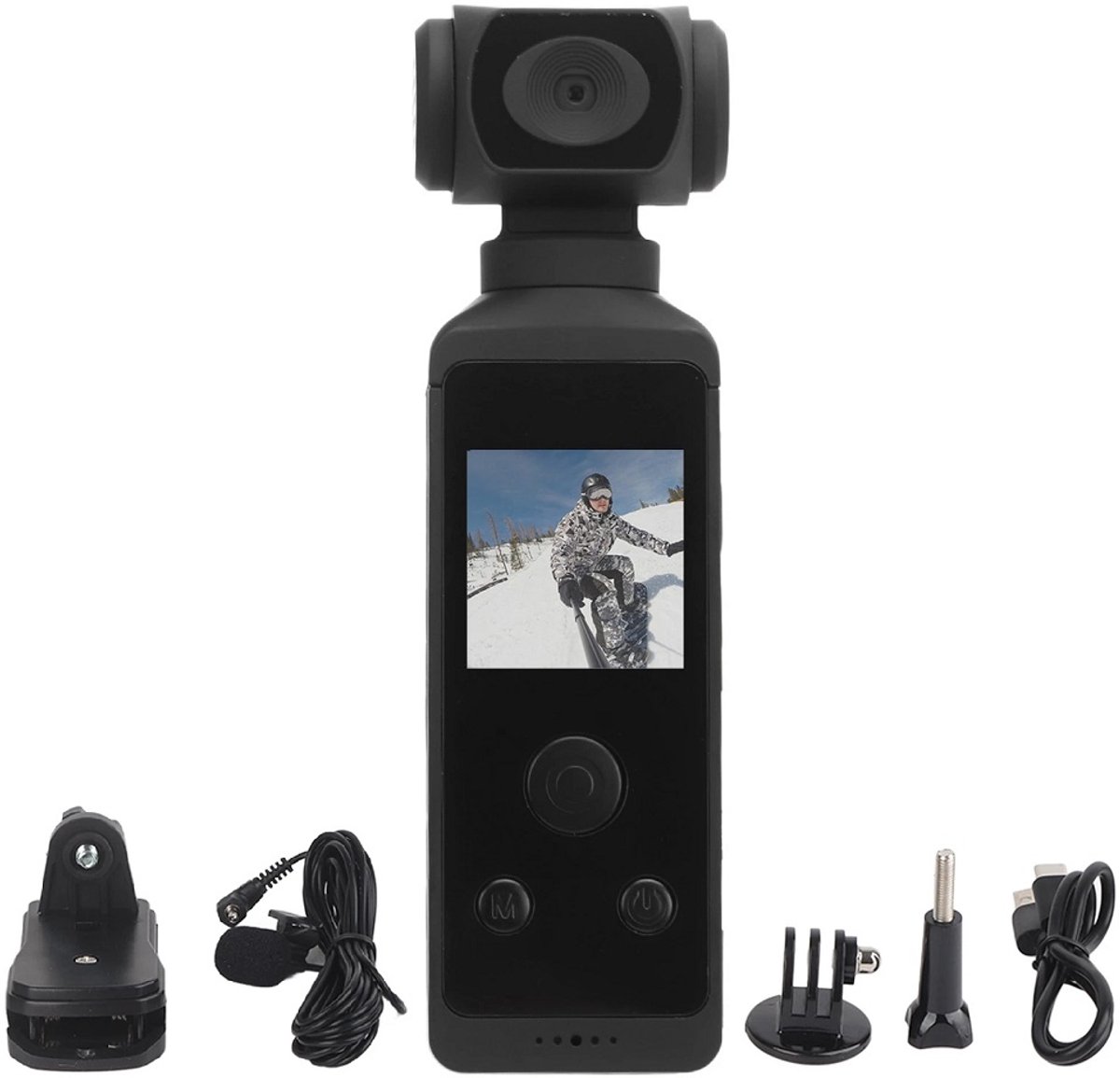 De Pocket Camera 4K Action Camera Vlogcamera in één oogopslag
