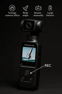 Pocket Vintage Action Camera HD