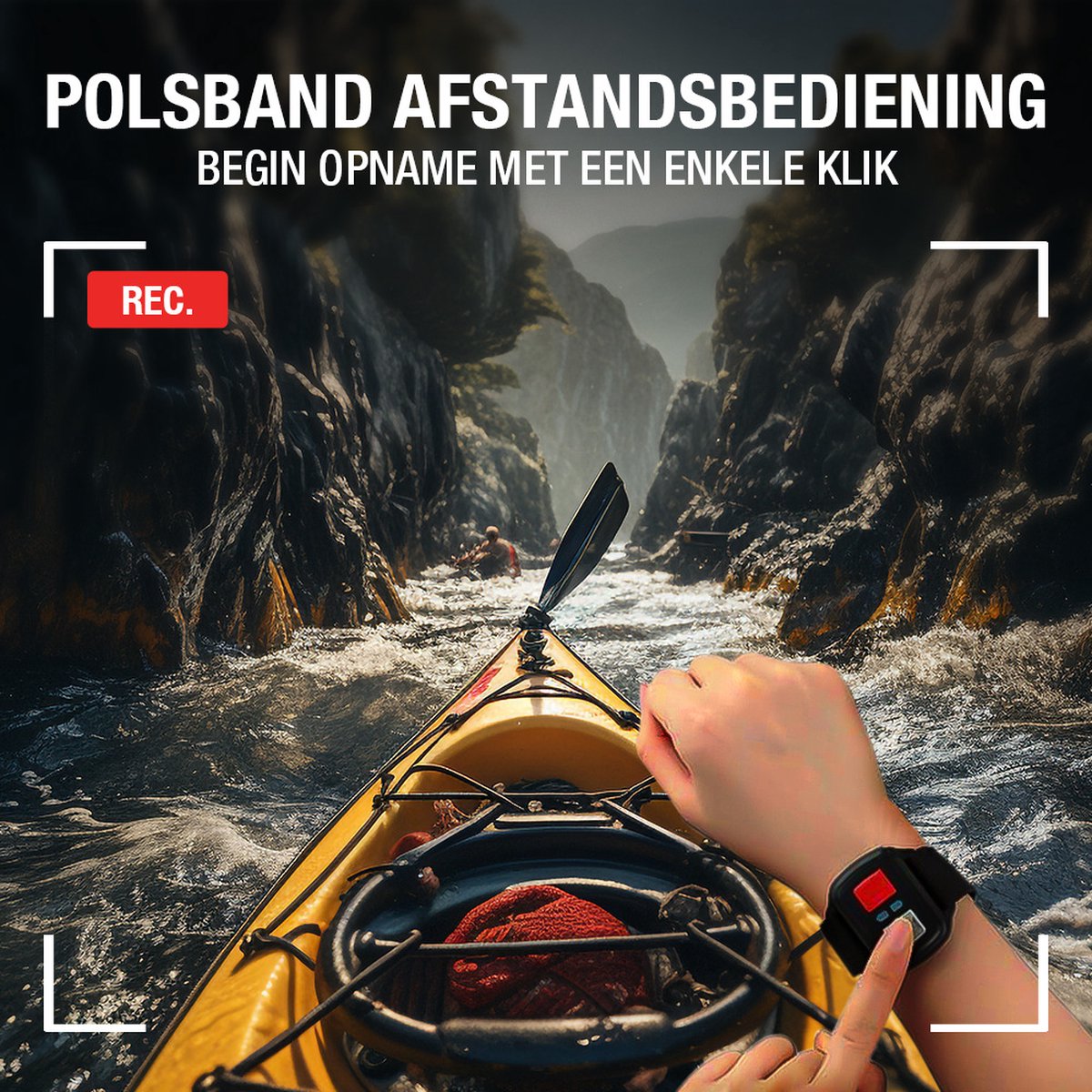 Pora&Co Action Camera 4K 16MP WiFi