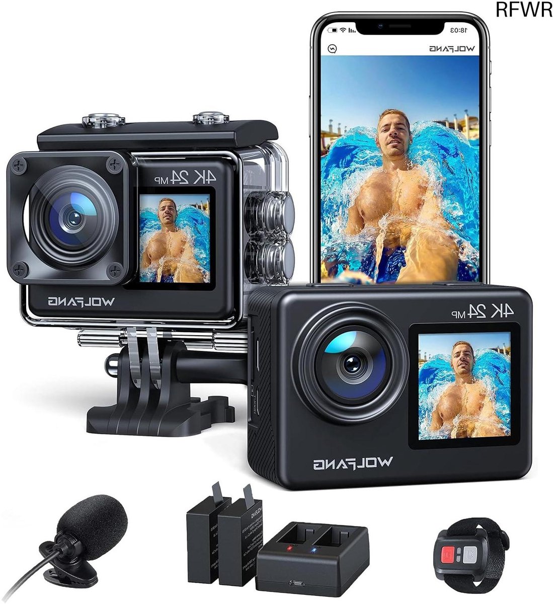 De RFWR® Actie Camera 4K 24MP WiFi in één oogopslag