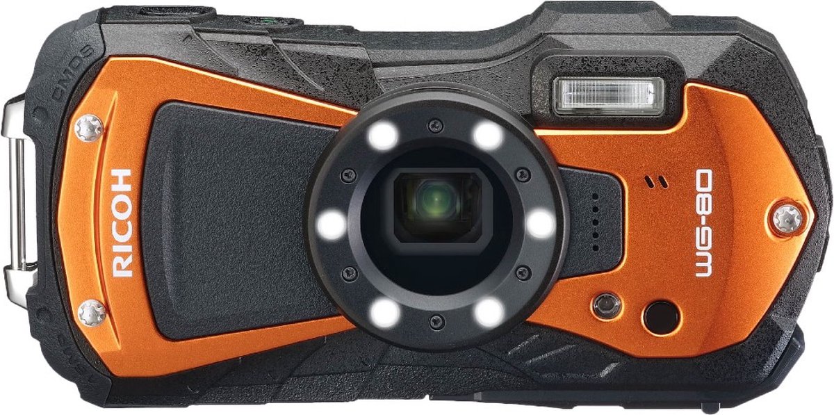 Ricoh WG-80 Actioncam Oranje