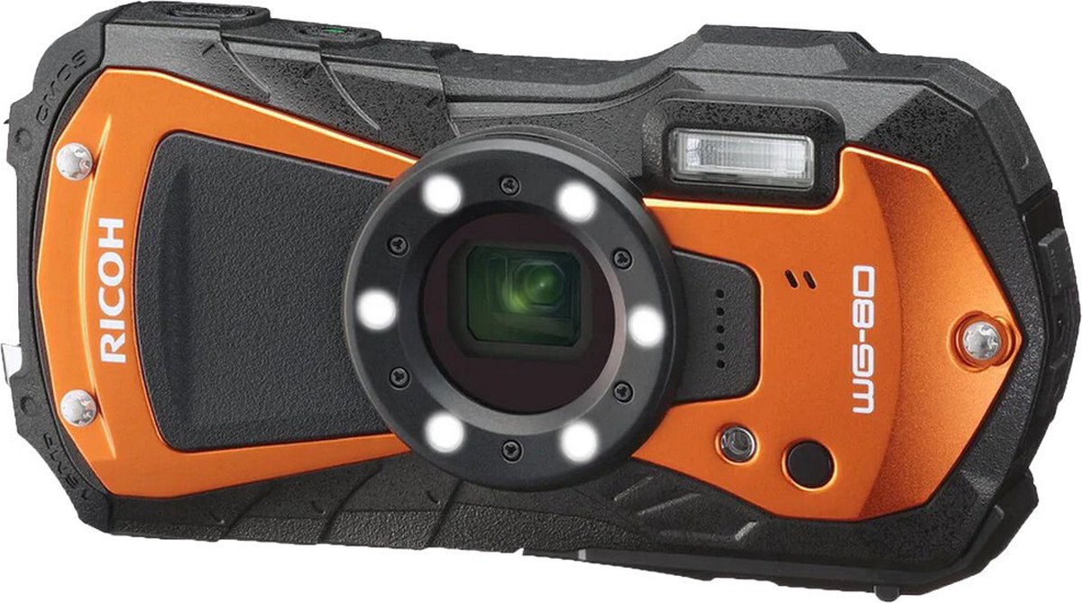 Ricoh WG-80 Actioncam Oranje