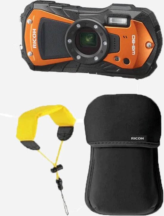 Ricoh WG-80 Actioncam Oranje