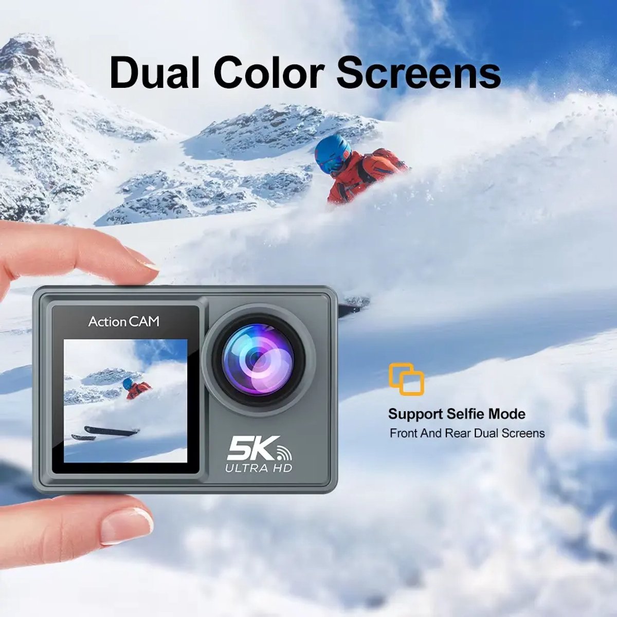 Senzo Action Camera 5K Onderwater 30M