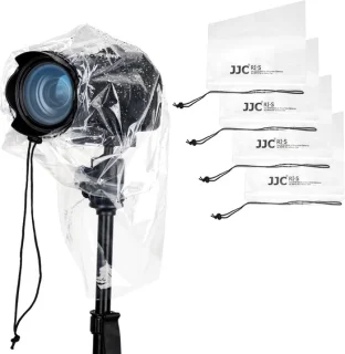 Set van 4 camera-regenhoezen