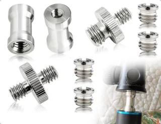 Set van 8 camera-adapters voor schroefdraad van 1/4 inch tot 3/8 inch