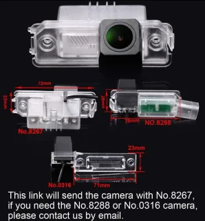 ShopVlot achteruitrijcamera voor Amarok/Bora