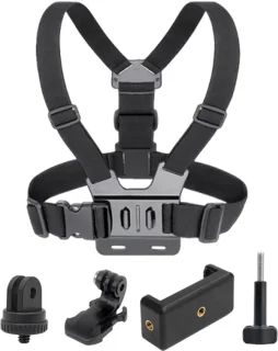ShopVlot borstgordelhouder voor actiecamera-accessoires - 5 stuks