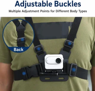 ShopVlot borstgordelhouder voor actiecamera-accessoires - 5 stuks