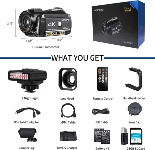 ShopVlot camcorder 4K UHD