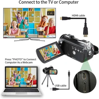 ShopVlot camcorder 4K UHD