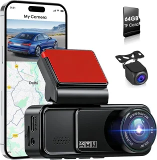 ShopVlot dual dashboard camera 4K voor- en achtercamera