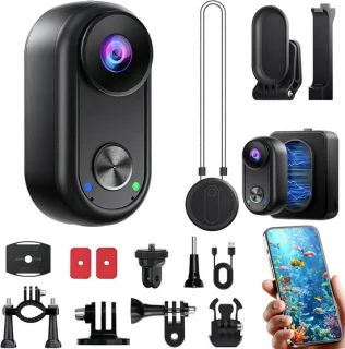 ShopVlot sportcamera 4K met stabilisator - mini-camera