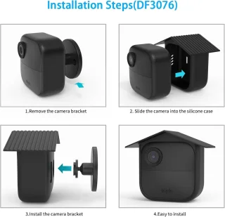 Siliconen hoes voor Blink Outdoor 4, 3 stuks - ShopVlot