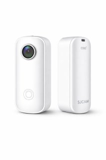 De SJCAM C100 Plus Actiecamera Wit in één oogopslag