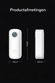 SJCAM C100 Plus Actiecamera Wit