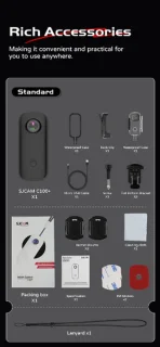 SJCAM C100 Plus Actiecamera Zwart