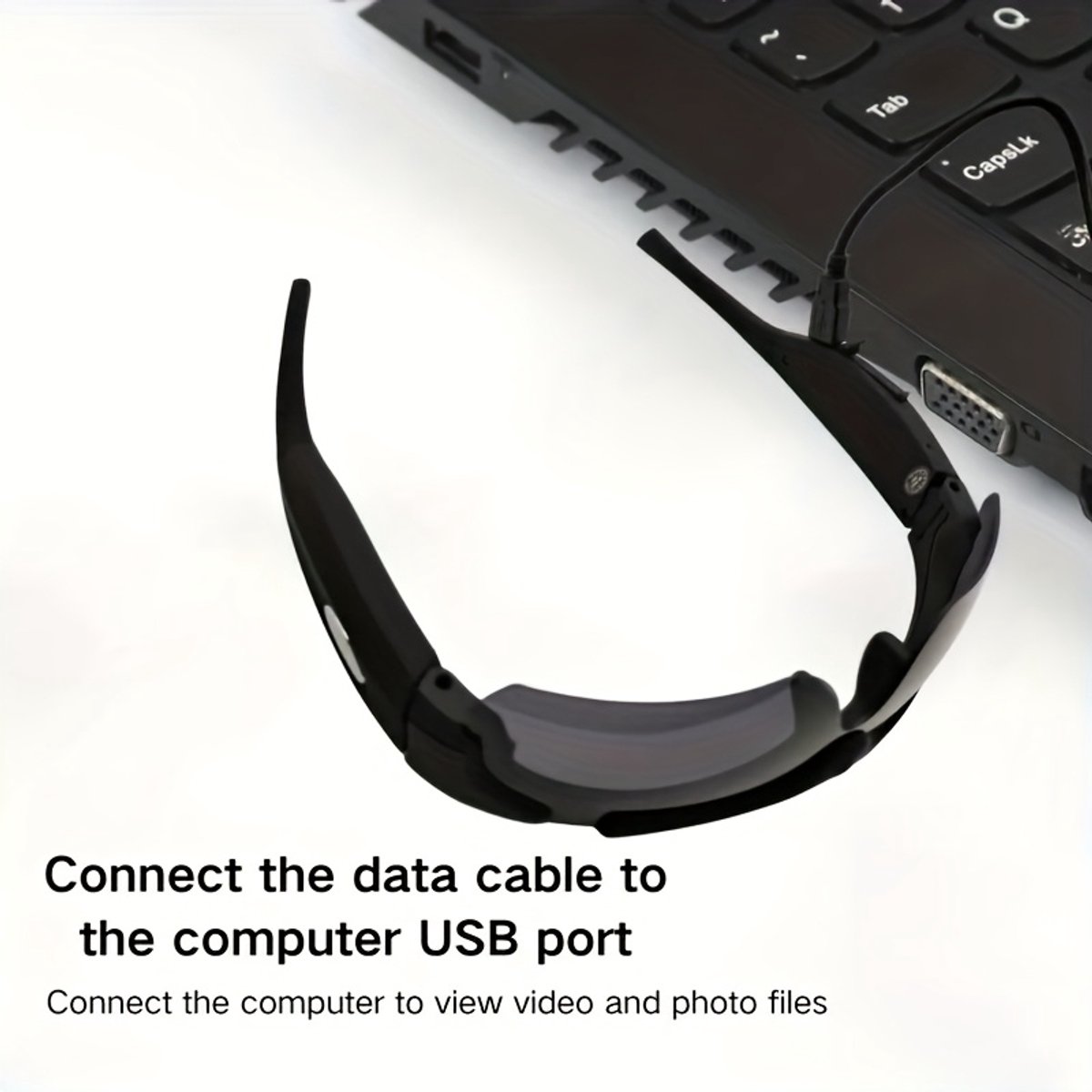 Slimme Videobril 1080P HD Met Camera 64GB