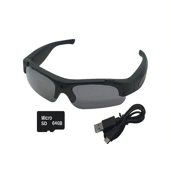 Slimme Videobril 1080P HD Met Camera 64GB