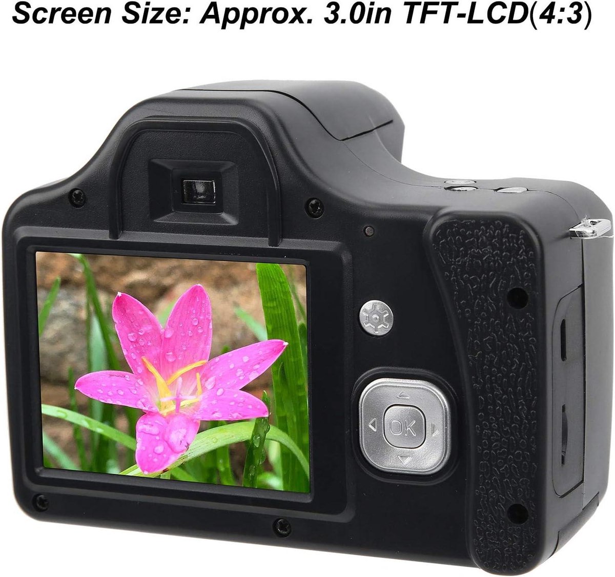 SLR-camera 24MP 18x zoom met LCD-scherm en flits - Standaard editie
