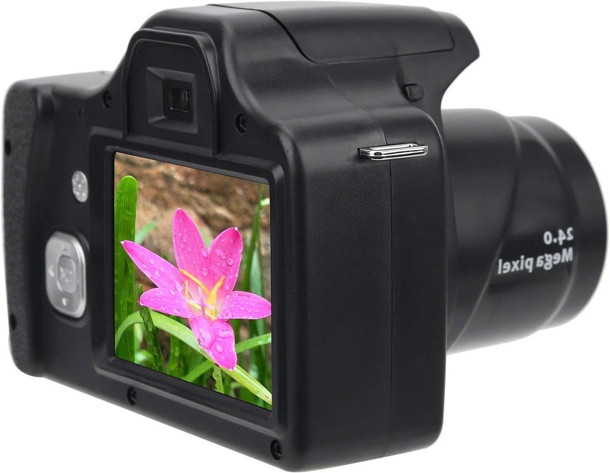 SLR-camera 24MP 18x zoom met LCD-scherm en flits - Standaard editie