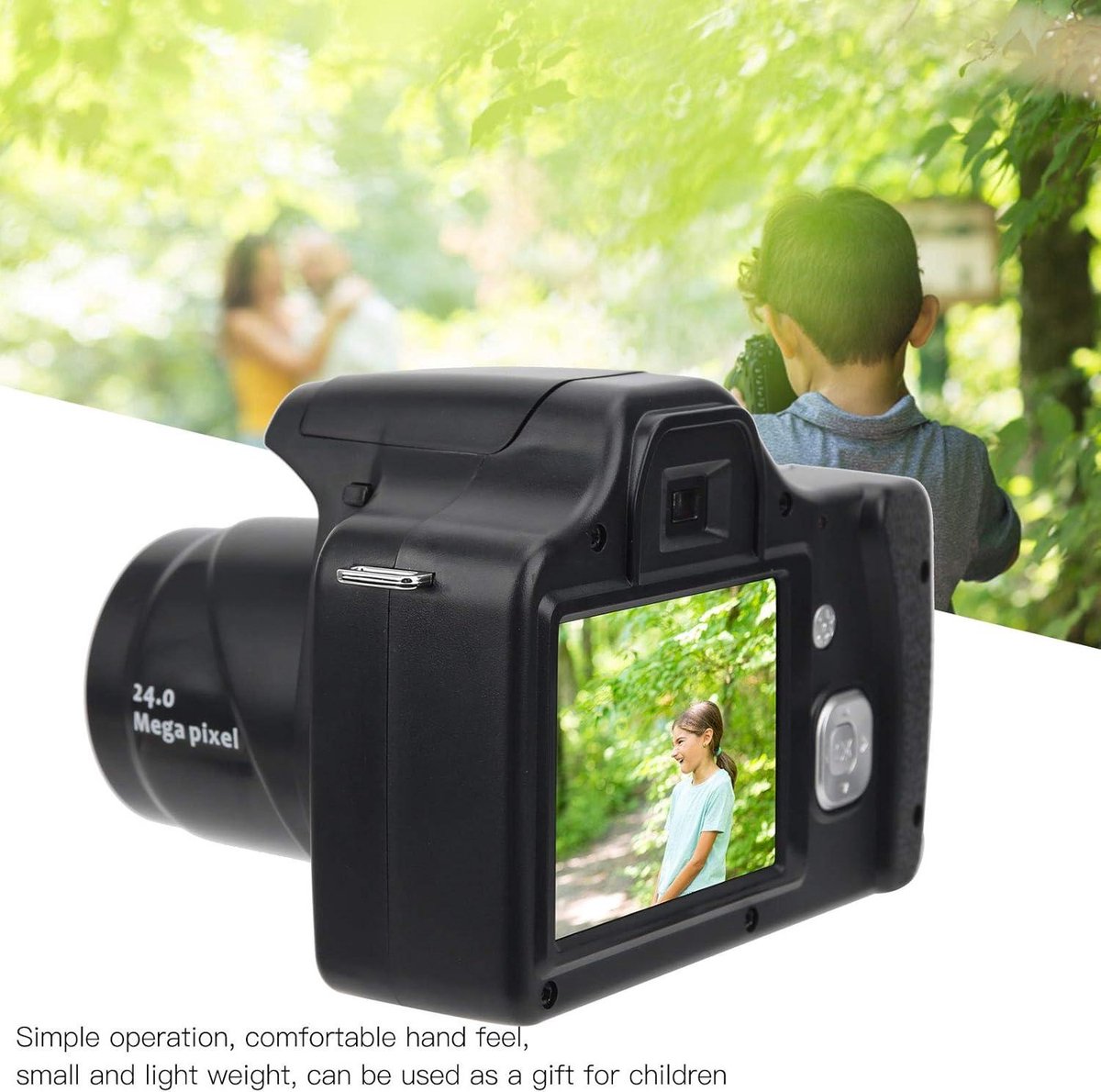 SLR-camera 24MP 18x zoom met LCD-scherm en flits - Standaard editie