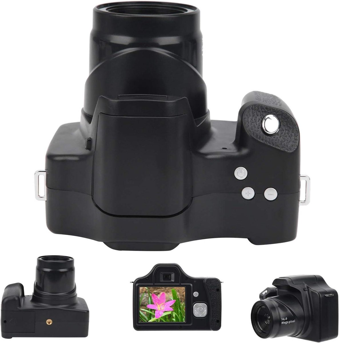 SLR-camera 24MP 18x zoom met LCD-scherm en flits - Standaard editie