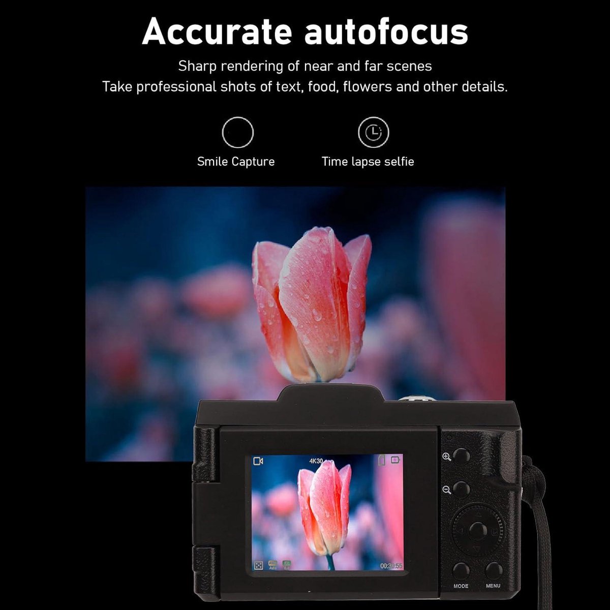 Smart Compact Vlogging Camera 16 MP