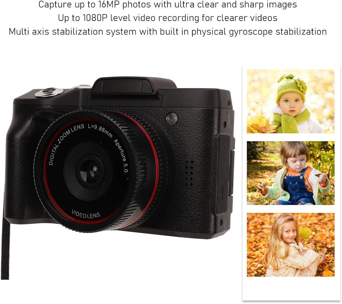 Smart Compact Vlogging Camera 16 MP