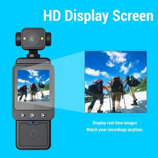 SnelShoppen - 1080P vlogcamera met 1.53 inch HD-kleurenscherm