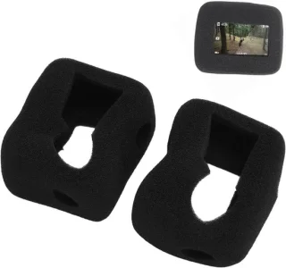 SnelShoppen 2 stuks Foam Windslayer-behuizing voor actiecamera, geschikt voor Osmo Action 4 en 3