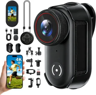SnelShoppen - 4K action cam mini body camera
